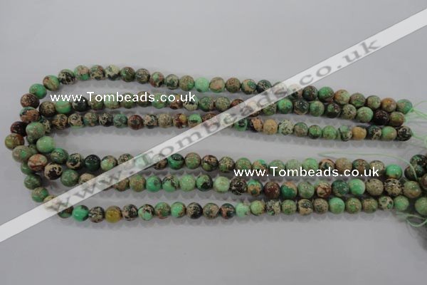 CDI851 15.5 inches 6mm round dyed imperial jasper beads wholesale