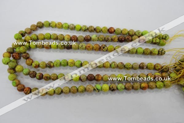 CDI863 15.5 inches 10mm round dyed imperial jasper beads wholesale