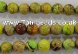 CDI865 15.5 inches 14mm round dyed imperial jasper beads wholesale