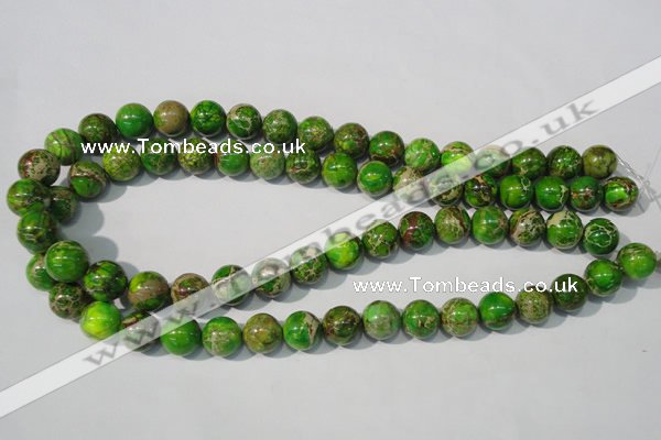 CDI922 15.5 inches 12mm round dyed imperial jasper beads