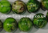 CDI923 15.5 inches 16mm round dyed imperial jasper beads