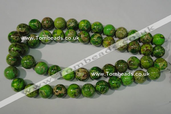 CDI923 15.5 inches 16mm round dyed imperial jasper beads