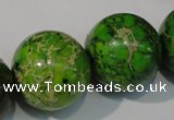 CDI925 15.5 inches 24mm round dyed imperial jasper beads