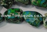 CDI961 15.5 inches 18*20mm nuggets dyed imperial jasper beads