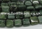 CDJ04 15.5 inches 10*10mm square Canadian jade beads wholesale