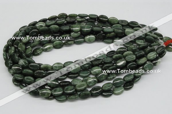 CDJ07 15.5 inches 10*14mm oval Canadian jade beads wholesale