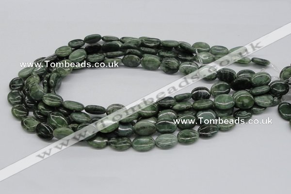 CDJ08 15.5 inches 12*16mm oval Canadian jade beads wholesale