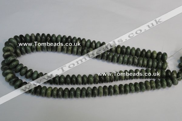 CDJ12 15.5 inches 6*12mm rondelle Canadian jade beads wholesale