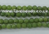 CDJ137 15.5 inches 4mm faceted round Canadian jade beads wholesale