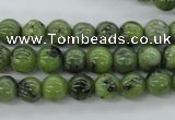 CDJ139 15.5 inches 6mm round Canadian jade beads wholesale