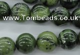 CDJ142 15.5 inches 14mm round Canadian jade beads wholesale