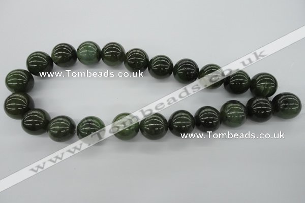 CDJ143 15.5 inches 18mm round Canadian jade beads wholesale