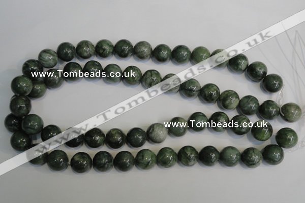 CDJ16 15.5 inches 14mm round Canadian jade beads wholesale