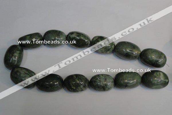 CDJ24 15.5 inches 20*30mm nuggets Canadian jade beads wholesale