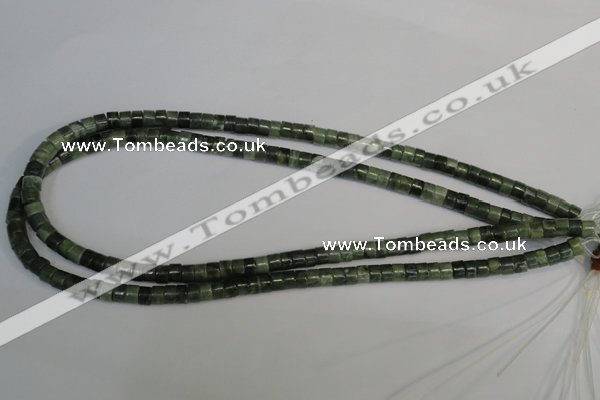 CDJ25 15.5 inches 4*6mm heishi Canadian jade beads wholesale