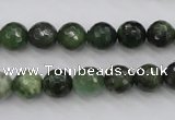 CDJ263 15.5 inches 10mm faceted round Canadian jade beads wholesale