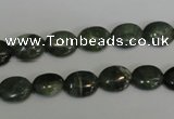 CDJ27 15.5 inches 8*10mm oval Canadian jade beads wholesale