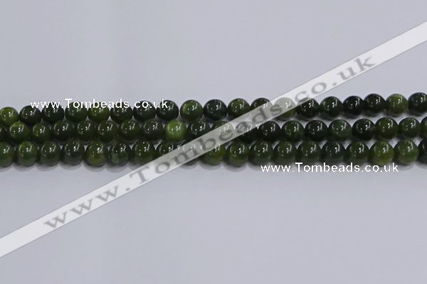 CDJ272 15.5 inches 8mm round Canadian jade beads wholesale