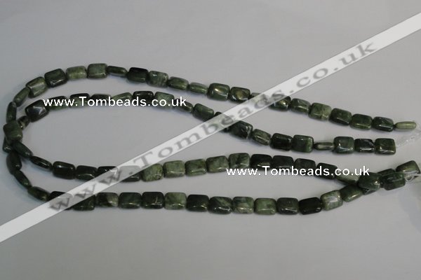 CDJ30 15.5 inches 8*10mm rectangle Canadian jade beads wholesale