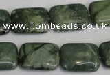 CDJ32 15.5 inches 15*20mm rectangle Canadian jade beads wholesale