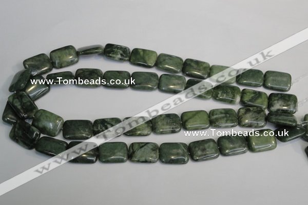 CDJ32 15.5 inches 15*20mm rectangle Canadian jade beads wholesale