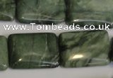 CDJ33 15.5 inches 18*25mm rectangle Canadian jade beads wholesale