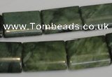 CDJ34 15.5 inches 13*18mm flat tube Canadian jade beads wholesale