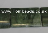 CDJ36 15.5 inches 25*35mm flat tube Canadian jade beads wholesale