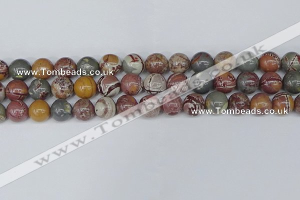 CDJ404 15.5 inches 12mm round sonoran dendritic jasper beads