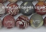 CDJ405 15.5 inches 14mm round sonoran dendritic jasper beads