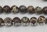 CDM04 15.5 inches 10mm round African dalmatian jasper beads