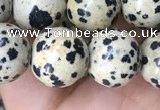 CDM94 15.5 inches 12mm round dalmatian jasper beads wholesale