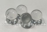 CDN1000 20mm round white crystal decorations wholesale