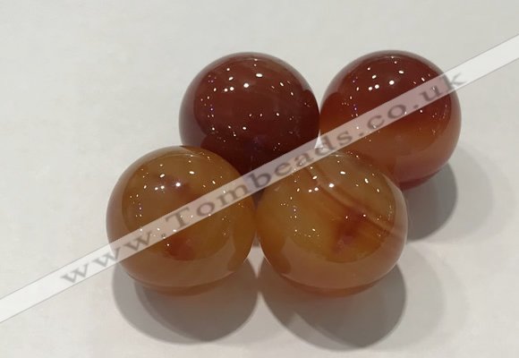 CDN1006 20mm round red agate decorations wholesale