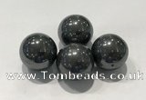 CDN1020 25mm round hematite decorations wholesale