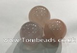 CDN1032 30mm round rose quartz decorations wholesale