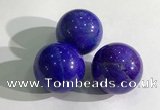 CDN1048 30mm round dyed white howlite decorations wholesale