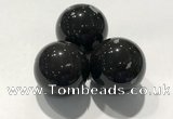 CDN1059 30mm round snowflake obsidian decorations wholesale