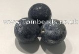 CDN1070 30mm round blue coral decorations wholesale