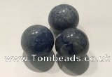 CDN1071 30mm round blue aventurine decorations wholesale