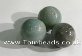 CDN1085 30mm round amazonite decorations wholesale