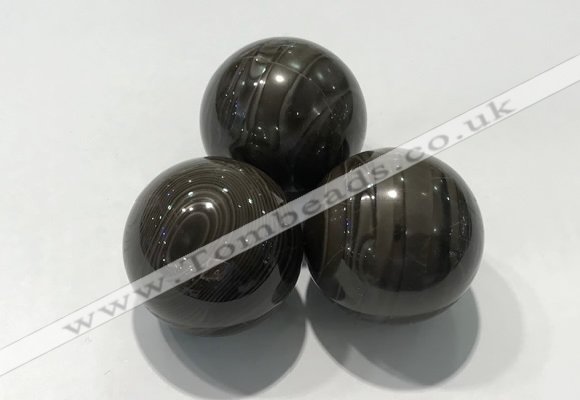 CDN1102 30mm round coffee wood jasper decorations wholesale