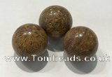 CDN1103 30mm round elephant blood stone decorations wholesale