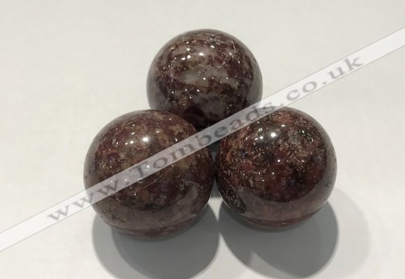 CDN1123 30mm round jasper decorations wholesale