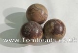 CDN1141 30mm round jasper decorations wholesale