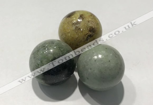 CDN1156 30mm round jasper decorations wholesale