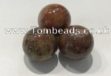 CDN1163 30mm round jasper decorations wholesale