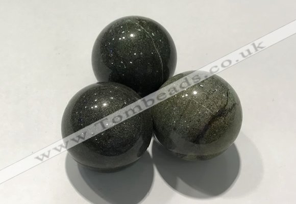 CDN1165 30mm round jasper decorations wholesale