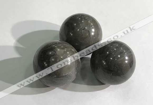 CDN1166 30mm round jasper decorations wholesale