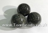 CDN1168 30mm round jasper decorations wholesale